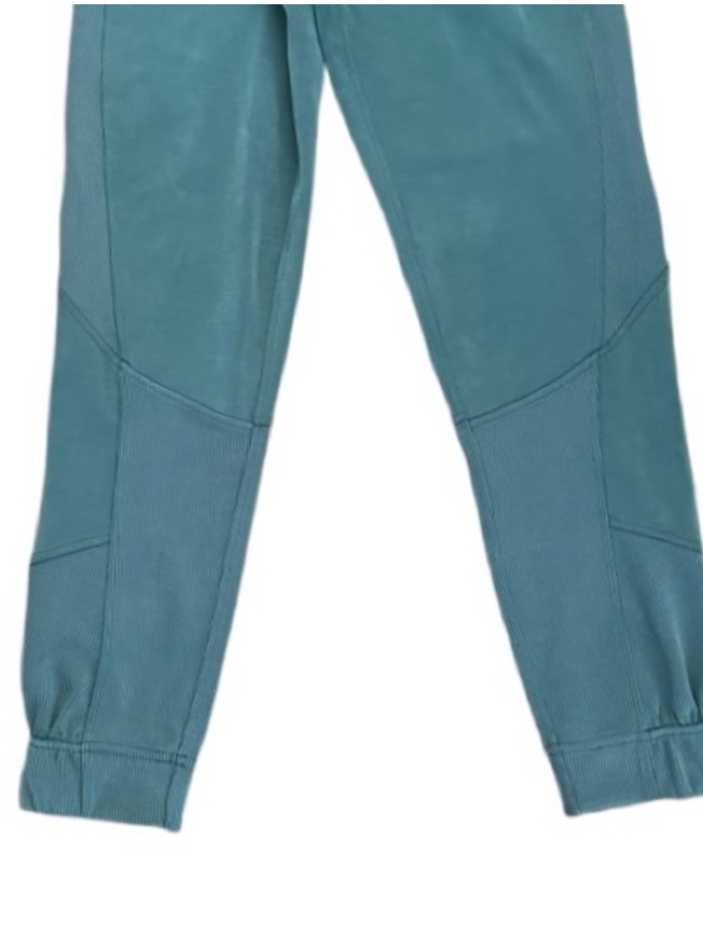Lululemon Softstreme Ribbed High-Rise Pull-On Jogger Pant, Green Jasper, Size 0 - Picture 10 of 15